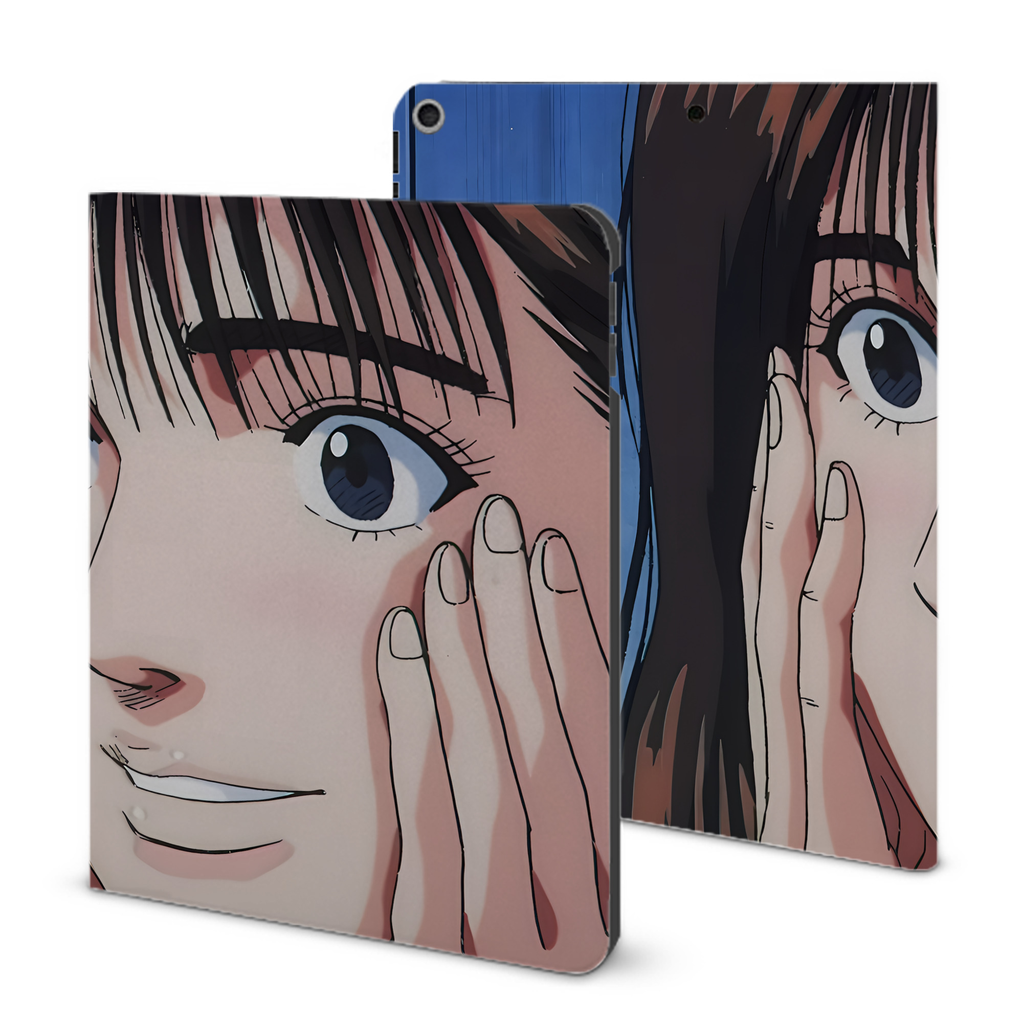 （画像用） SLAM DUNK／スラムダンク IPad ケース ブック型 PUレザー TPU 耐衝撃 軽量 薄型 ペン収納なし 全面保護 IPad 各モデル対応
